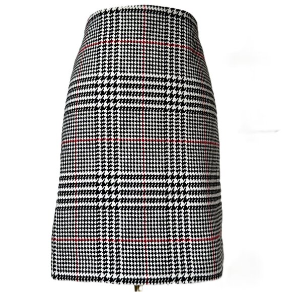 Talbots Dresses & Skirts - Talbots | Classic Black & White Plaid Skirt Sz 6P